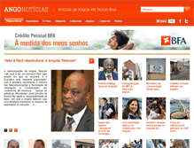 Tablet Screenshot of angonoticias.com